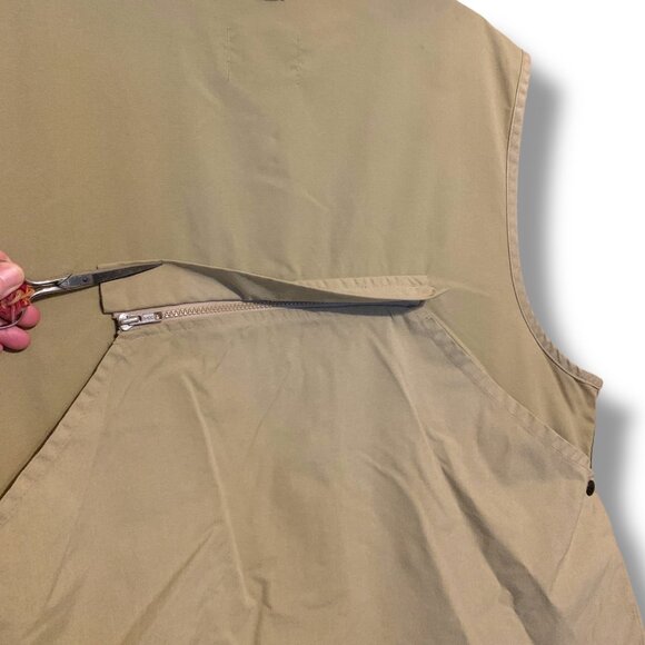 Vintage Cabela’s Hunting Fishing Safari Jacket 2XL Thrashed - Picture 15 of 16